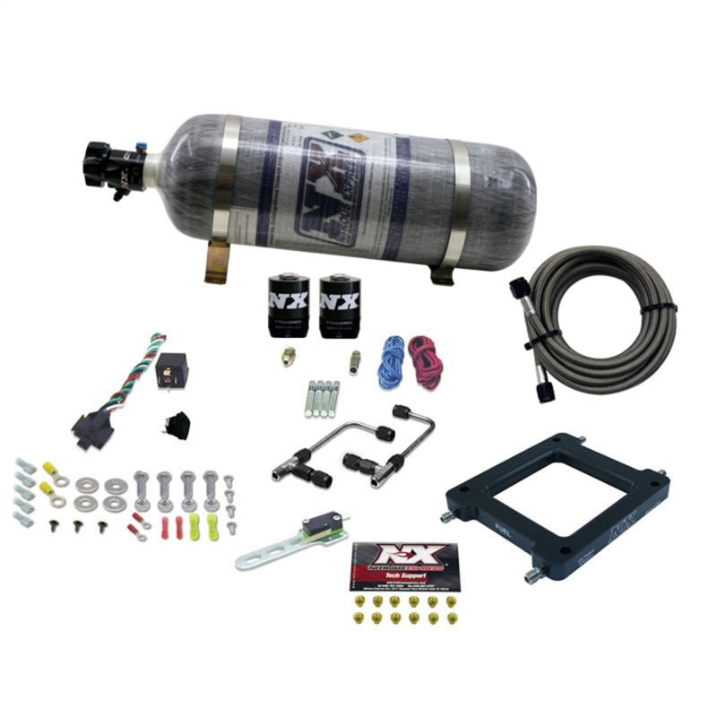 Nitrous Express Dominator Gemini Pro-Power Alcohol Nitrous Kit w/Composite Bottle Nitrous Systems Nitrous Express