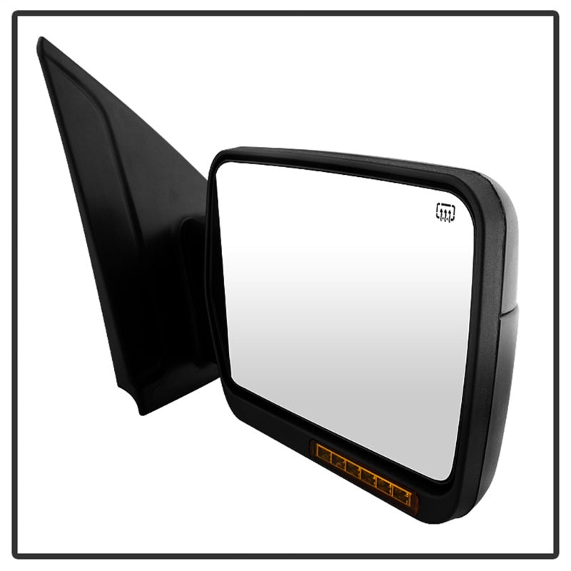 xTune Ford F150 07-14 Power Heated Amber LED Signal OE Mirror Left MIR-03349EH-P-L Side Mirrors SPYDER