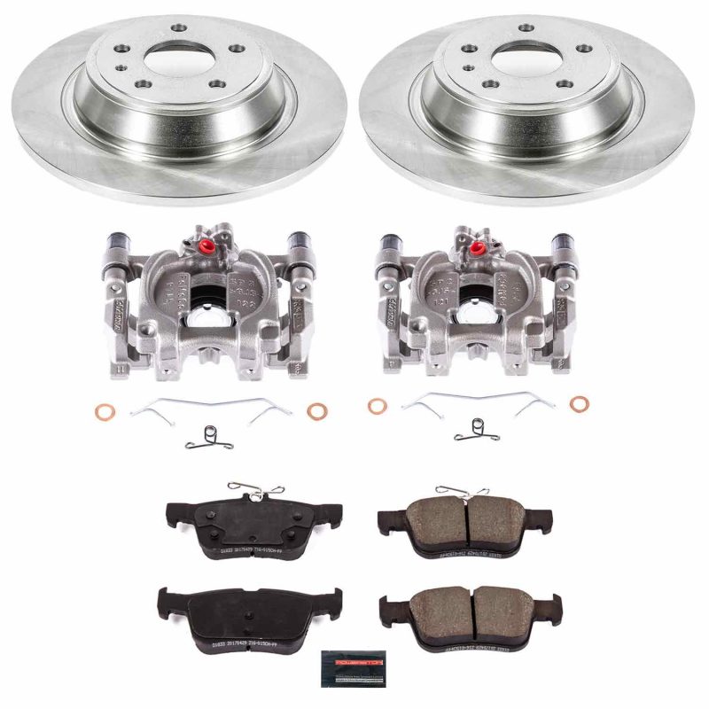Power Stop 2020 Ford Fusion Rear Autospecialty Brake Kit w/Calipers Brake Kits - OE PowerStop