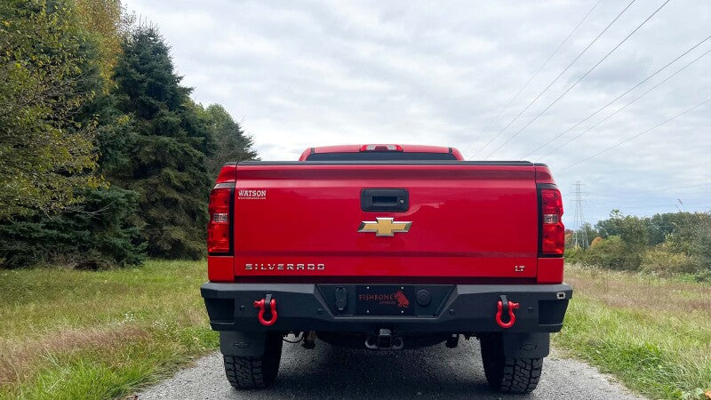 Fishbone Offroad 14-18 Chevy Silverado 1500 Rockfish Rear Bumper Bumpers - Steel Fishbone Offroad
