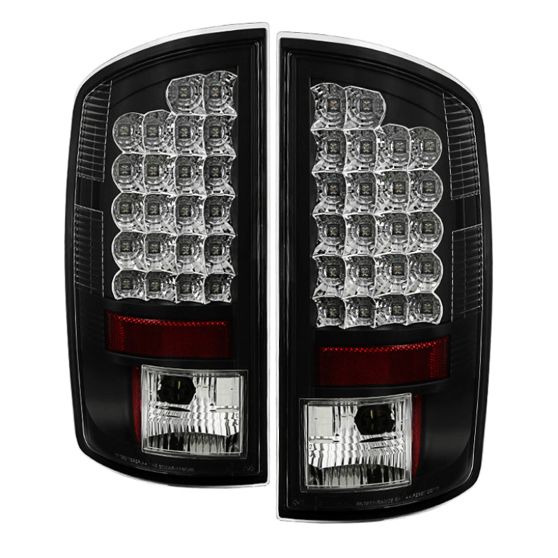 Spyder Dodge Ram 02-06 1500/Ram 2500/3500 03-06 LED Tail Light Black ALT-YD-DRAM02-LED-BK Tail Lights SPYDER