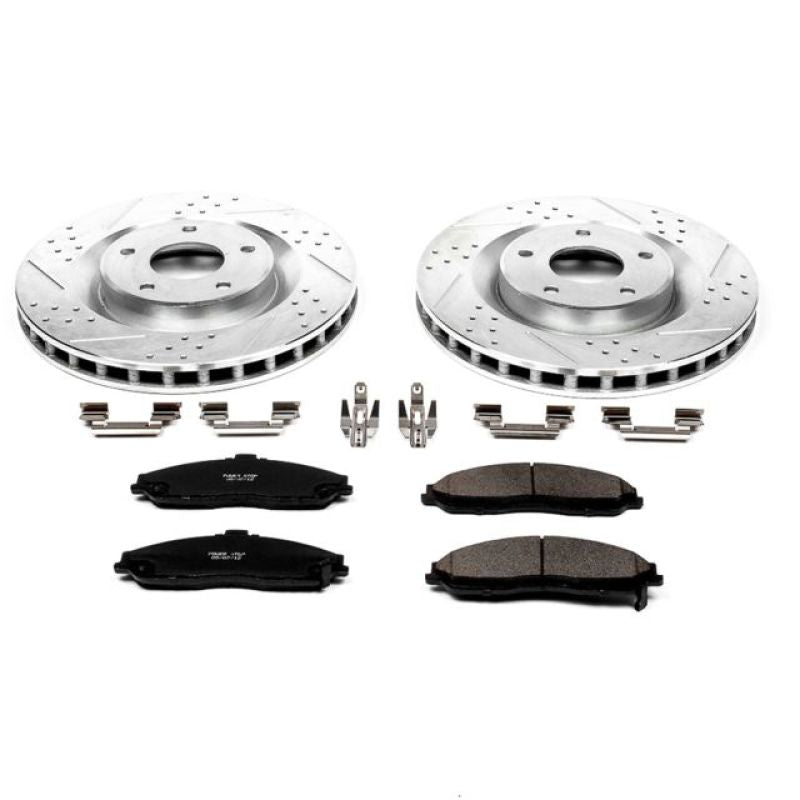 Power Stop 05-07 Cadillac XLR Front Z23 Evolution Sport Brake Kit Brake Kits - Performance D&S PowerStop