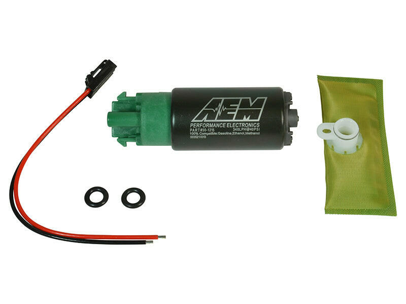 AEM 340LPH 65mm Fuel Pump Kit w/ Mounting Hooks - Ethanol Compatible Fuel Pumps AEM