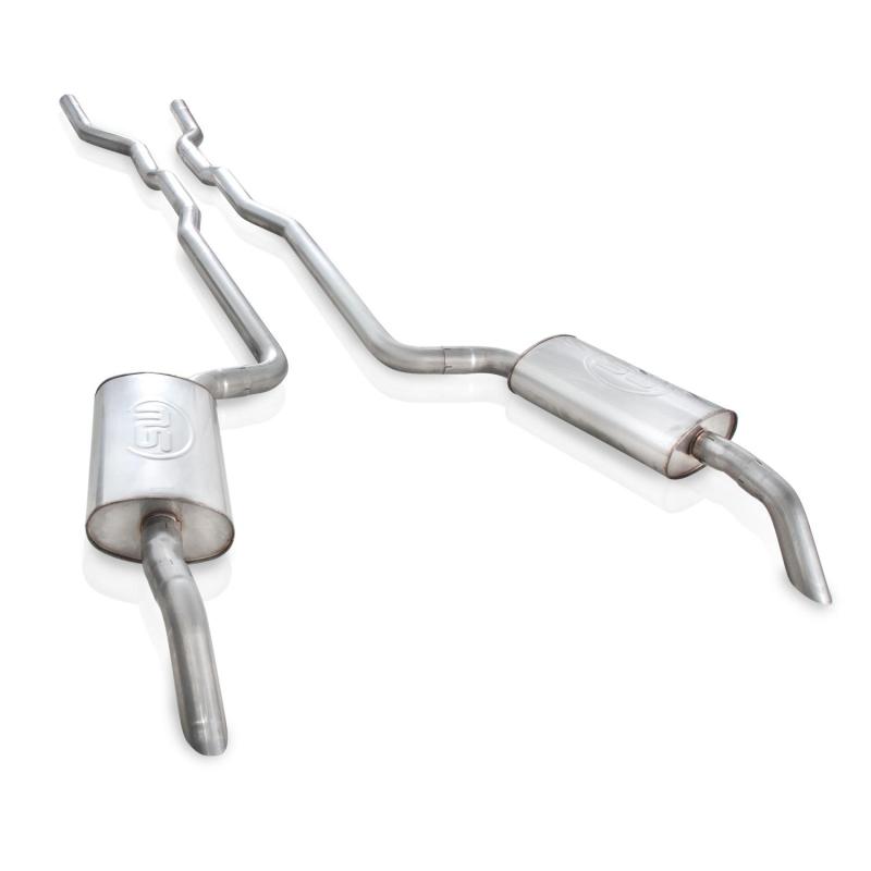 Stainless Works 1973-82 Corvette Exhaust 2-1/2in Factory Style Mufflers Catback Stainless Works