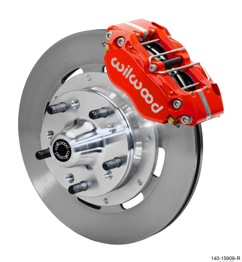 Wilwood Dynapro 4R Front Kit 11.75in Ultralite HP Rotors - Red Big Brake Kits Wilwood