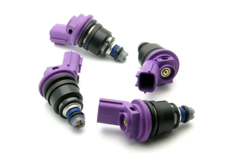 DeatschWerks Nissan G20 / SR20 / 240sx SR/KA 550cc Side Feed Injectors Fuel Injector Sets - 4Cyl DeatschWerks
