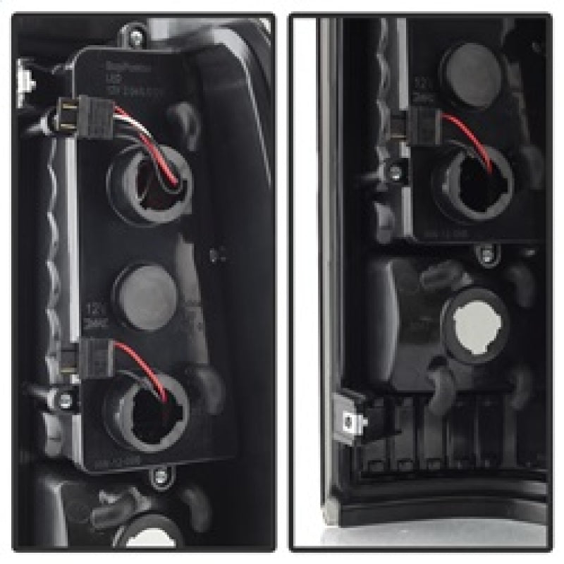 xTune 99-02 Chevy Silverado 1500/2500/3500 V2 LED Tail Lights - Black Smoke (ALT-ON-CS99-G2-LED-BSM) Tail Lights SPYDER