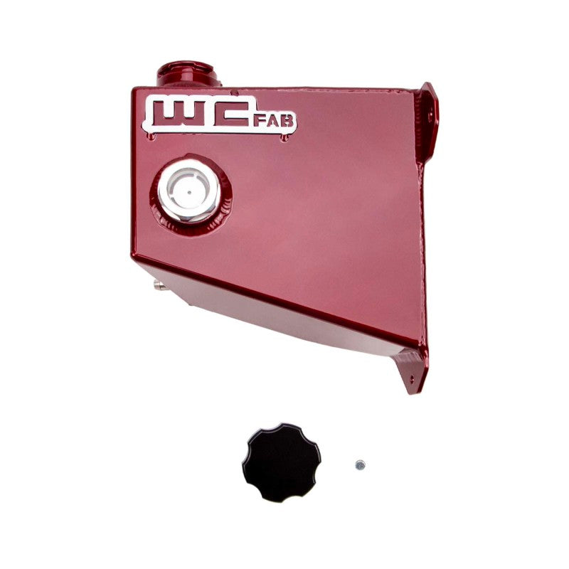 Wehrli 04.5-07 Dodge 5.9L Cummins OEM Placement Coolant Tank Kit - WCFab Red Coolant Reservoirs Wehrli
