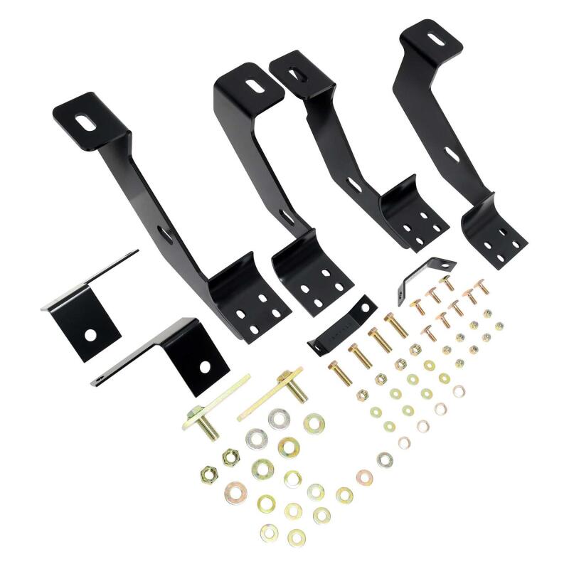Westin 1988-1999 Chevrolet/GMC C/K Series Ext Cab Premier Oval Nerf Step Bar Mount Kit - Black Hardware Kits - Other Westin