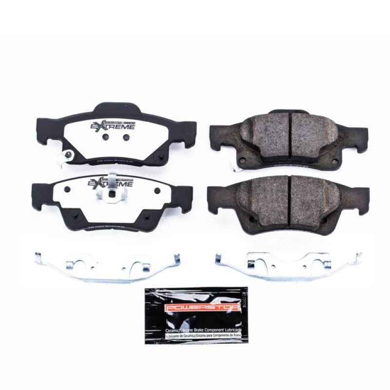 Power Stop 11-19 Dodge Durango Rear Z36 Truck & Tow Brake Pads w/Hardware Brake Pads - Performance PowerStop
