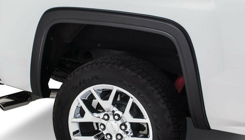Bushwacker 07-13 GMC Sierra 1500 Fleetside OE Style Flares 2pc 69.3in Bed - Black Fender Flares Bushwacker