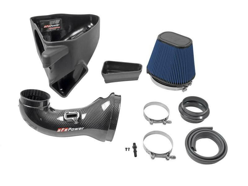 aFe 17-12 Chevrolet Camaro ZL1 (6.2L-V8) Track Series Carbon Fiber CAI System w/ Pro 5R Filters Cold Air Intakes aFe