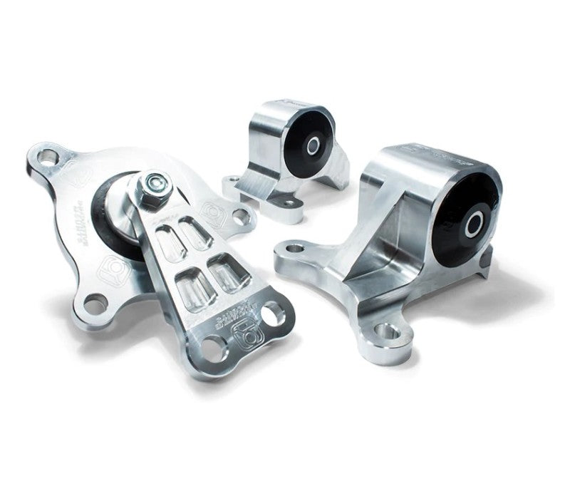 Innovative 02-06 Acura RSX K-Series Silver Aluminum Mounts 95A Bushings (Not K24 Trans) Engine Mounts Innovative Mounts
