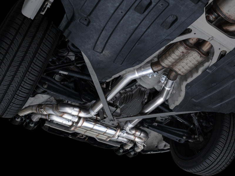 AWE Tuning 20-25 BMW X3 M/M Comp (F97) AWD SwitchPath Axle-Back Exhaust - Diamond Black Tips Axle Back AWE Tuning