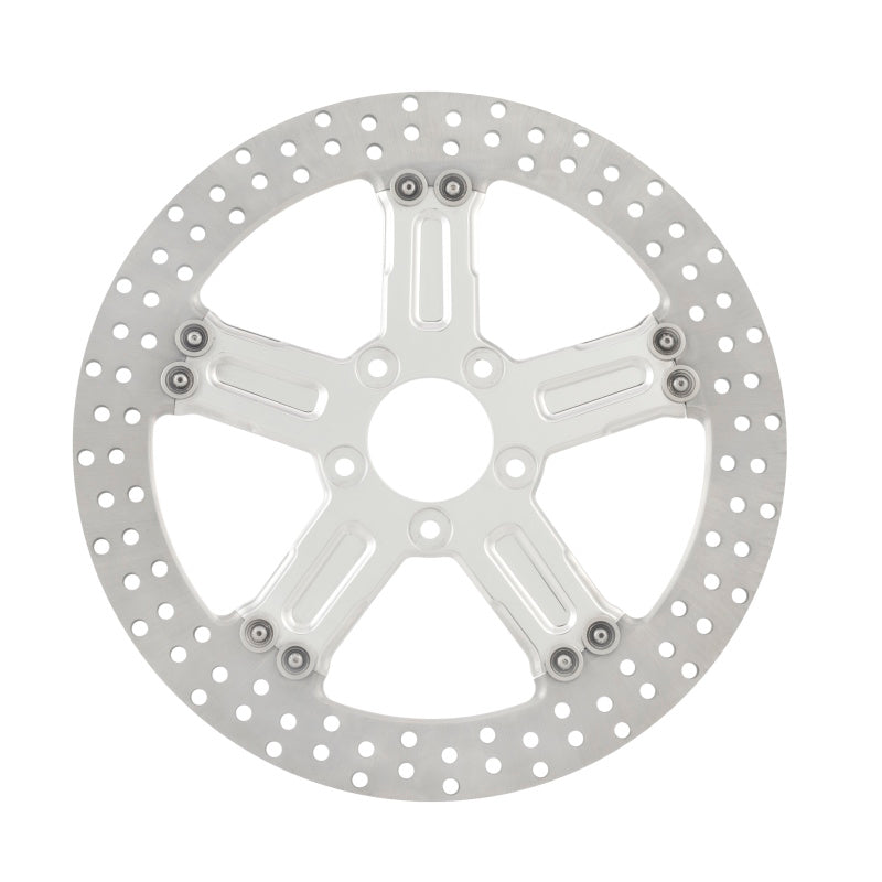 Performance Machine Disc/Carr 13x.20 Sf Formula Fr - Polished Brake Rotors - Drilled Performance Machine