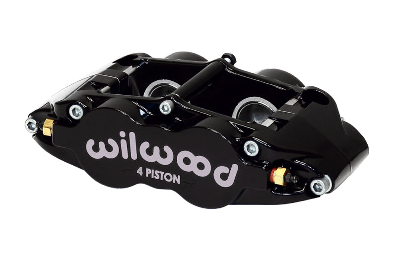 Wilwood Caliper-Narrow Superlite 4R - Black 1.75/1.75in Pistons 1.10in Disc Brake Calipers - Perf Wilwood