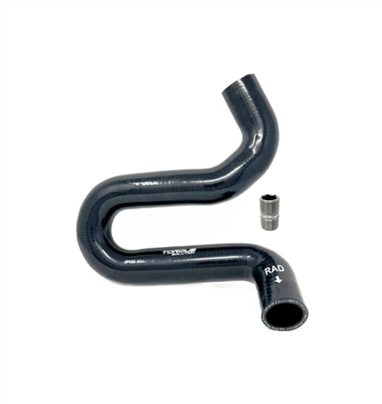 Torque Solution 2015+ Ford Mustang GT S550 Lower Radiator Hose / OEM Oil Cooler Delete Kit - Black Radiator Hoses Torque Solution