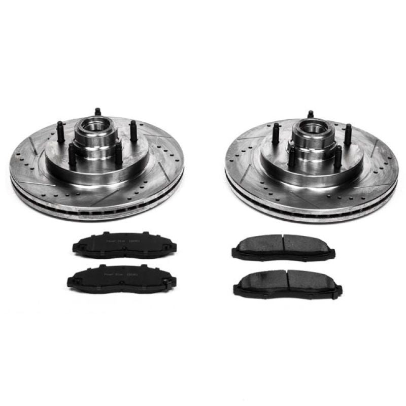 Power Stop 97-00 Ford F-150 Front Z23 Evolution Sport Brake Kit Brake Kits - Performance D&S PowerStop
