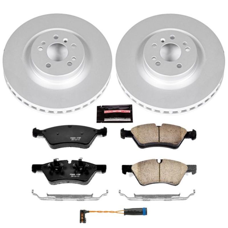 Power Stop 05-06 Mercedes-Benz G55 AMG Front Z23 Evolution Sport Coated Brake Kit Brake Kits - Performance D&S PowerStop