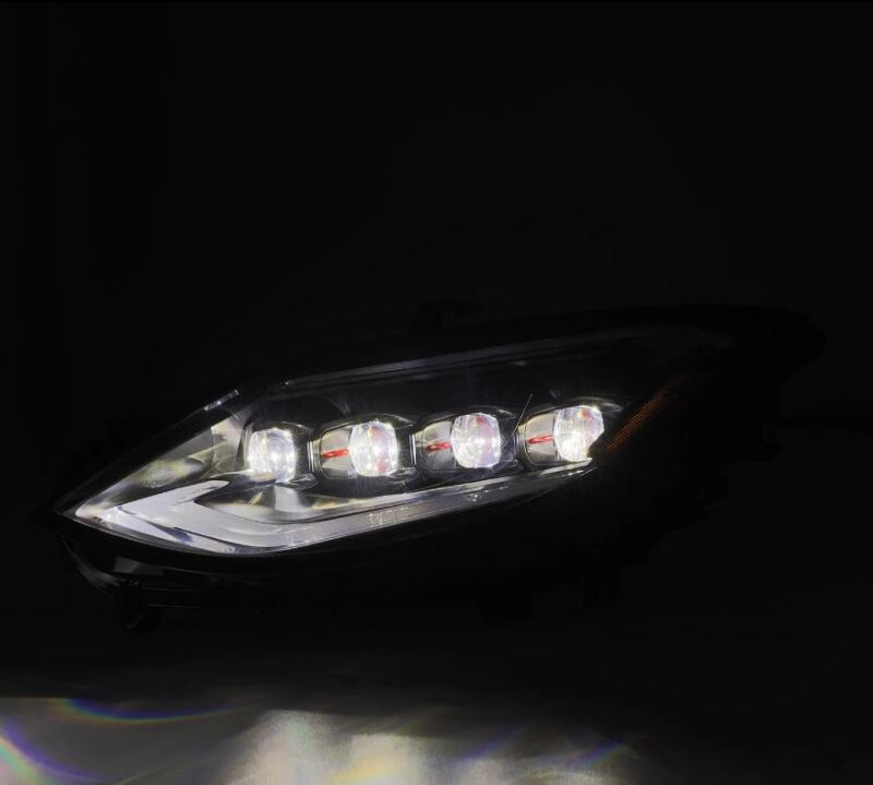 AlphaRex 23-24 Nissan Z NOVA-Series LED Projector Headlights Alpha-Blk w/Activation Light & Seq.Sig Headlights AlphaRex