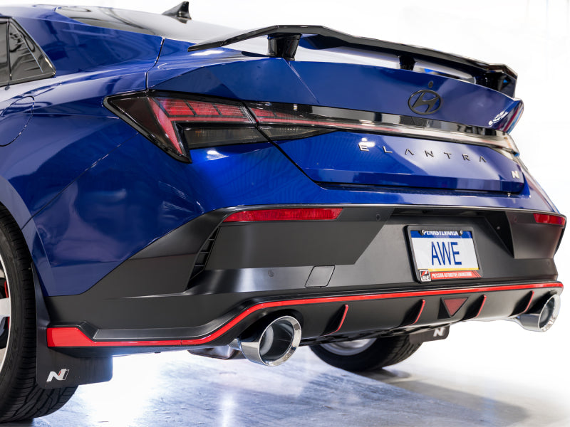 AWE Tuning 22-26 Hyundai Elantra N Track Edition Cat-Back Exhaust - Chrome Silver Tips Catback AWE Tuning