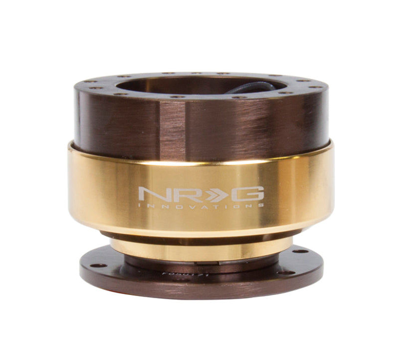 NRG Quick Release Gen 2.0 - Bronze Body / Chrome Gold Ring Quick Release Adapters NRG