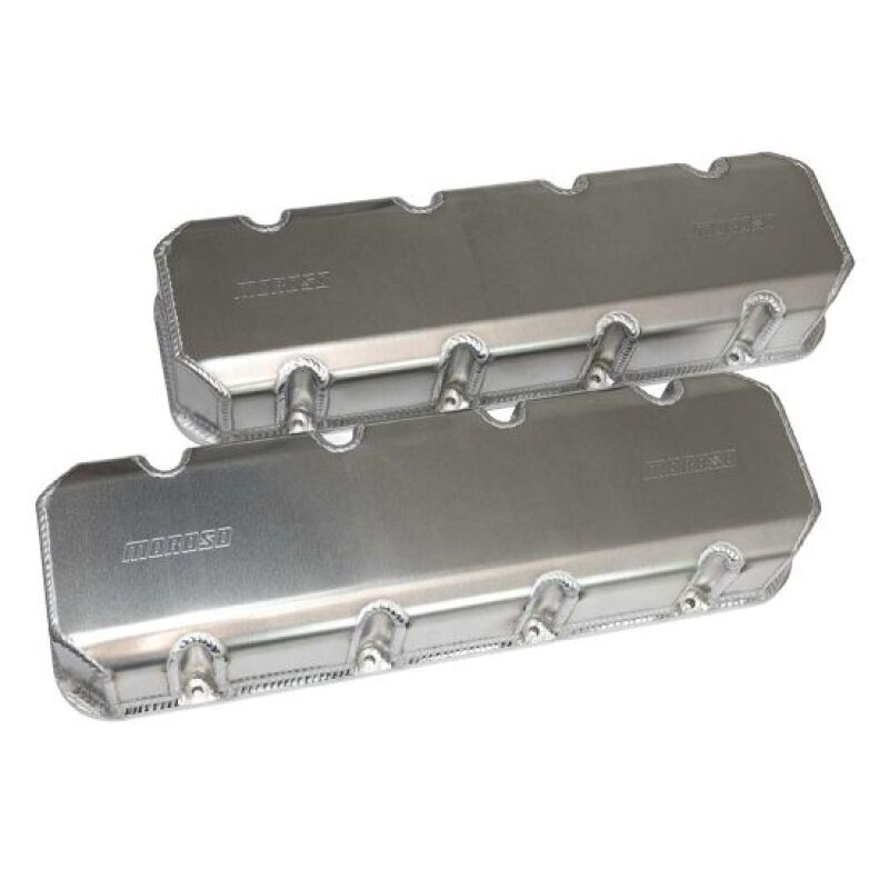 Moroso Chevrolet Small Block Pro-Filer Airstrike 12 Deg Cylinder Head Valve Cover - Fab Aluminum Valve Covers Moroso
