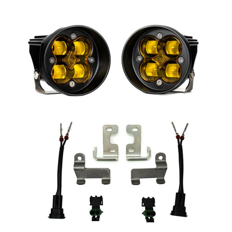 Baja Designs 2016+ Toyota RAV4 Squadron Fog Light Pocket Kit -Amber Fog Lights Baja Designs