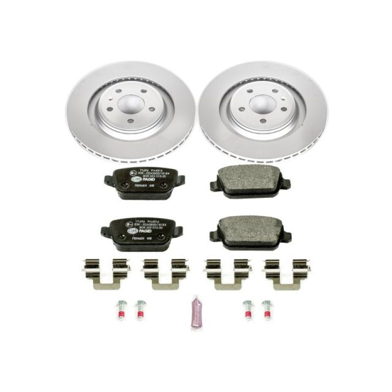 Power Stop 07-11 Volvo S80 Rear Euro-Stop Brake Kit Brake Kits - OE PowerStop