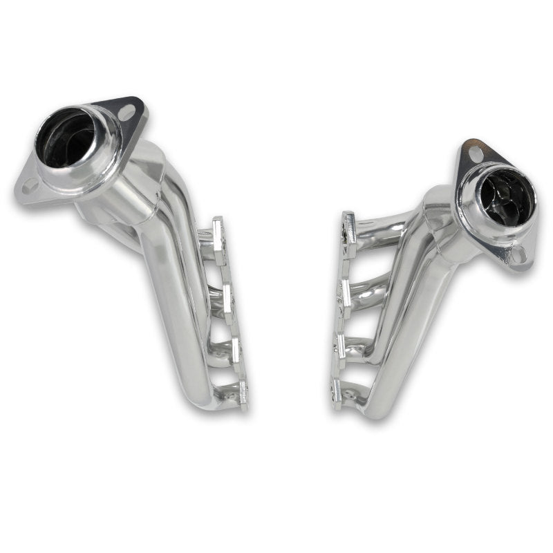 JBA 65-73 Ford Mustang 260-302 SBF 1-5/8in Primary Silver Ctd Mid Length Header Headers & Manifolds JBA