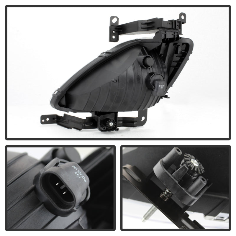 Spyder Hyundai Elantra 2011-2013 OE Style Fog Lights W/Switch Clear FL-HYE2011-C Fog Lights SPYDER