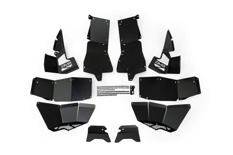 DV8 Offroad 21-22 Ford Bronco Front Inner Fender Liners Wheel Well Liners DV8 Offroad