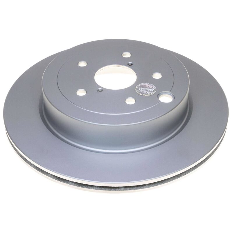 Power Stop 15-17 Subaru WRX STI Rear Evolution Coated Rotor Brake Rotors - OE PowerStop