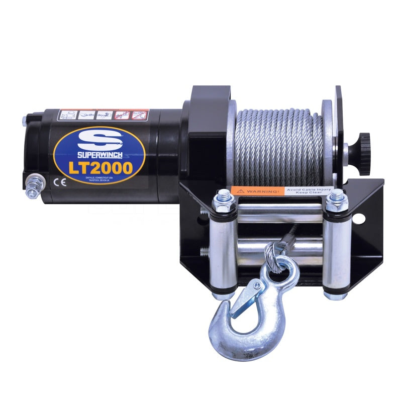 Superwinch 2000 LBS 12V DC 5/32in x 49ft Steel Rope LT2000 Winch Winches Superwinch