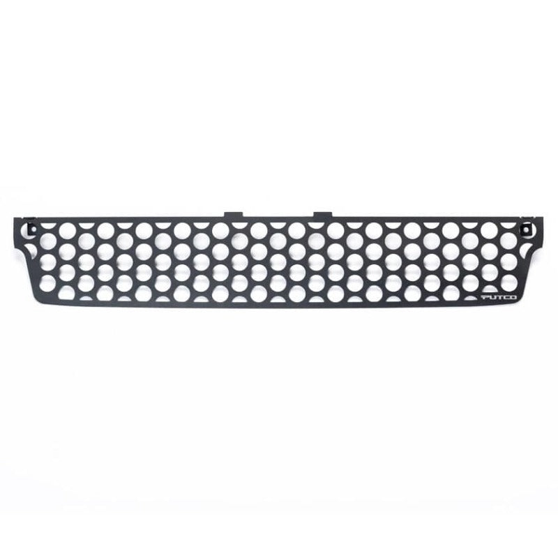 Putco 15-19 GMC Sierra HD - Stainless Steel - Black Punch Design Bumper Grille Bumper Grille Inserts Grilles Putco