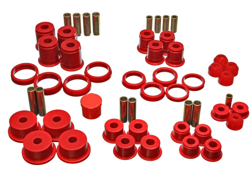Energy Suspension 84-01 Jeep Cherokee/Wagoneer/Comanche Red Hyper-Flex Master Bushing Set Bushing Kits Energy Suspension
