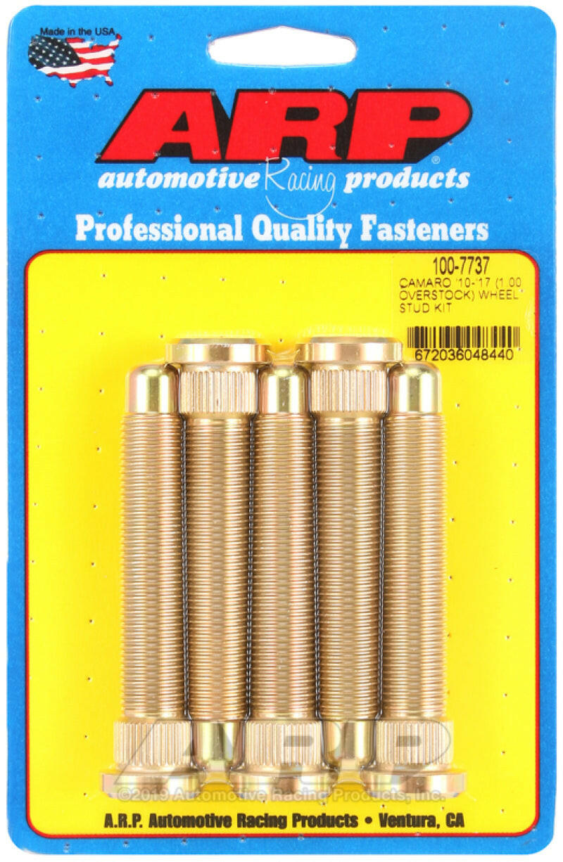 ARP 10-17 Chevrolet Camaro M14 1in Over Stock Length Wheel Stud Kit Wheel Studs ARP