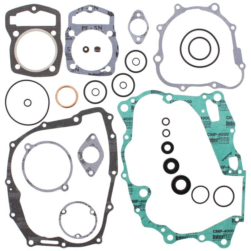 Vertex Gaskets 08-09 Honda CRF230L Complete Gasket Kit w/ Oil Seals Engine Hardware Vertex Pistons