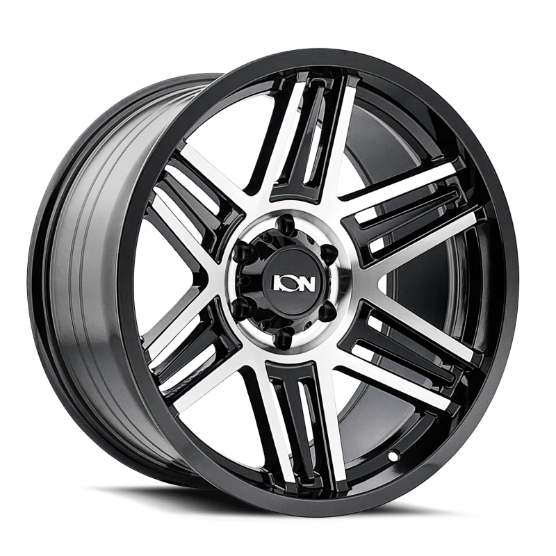 ION Type 147 20x9 / 8x165.1 BP / 0mm Offset / 125.2mm Hub Black/Machined Wheel Wheels - Cast ION Wheels
