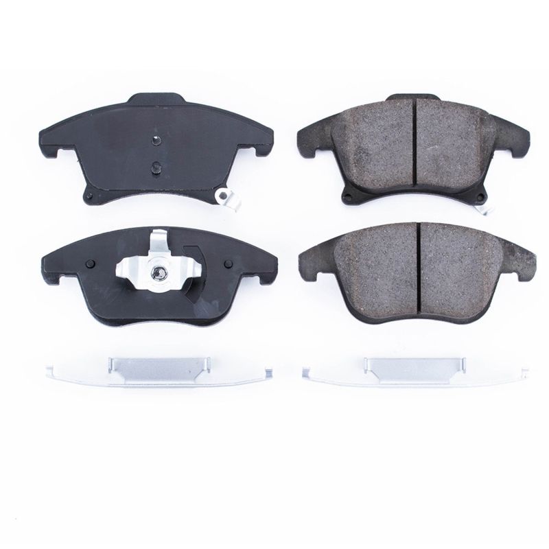 Power Stop 13-19 Ford Fusion Front Z17 Evolution Ceramic Brake Pads w/Hardware Brake Pads - OE PowerStop