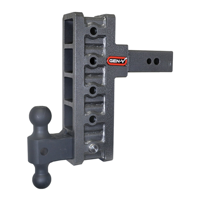Gen-Y Mega Duty 2.5in Shank 9in Offset Drop 3.5K TW 32K Hitch w/GH-0161 Dual-Ball Hitch Receivers GEN-Y Hitch
