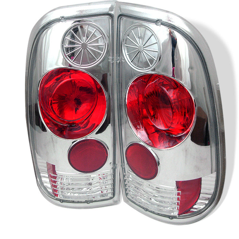 Spyder Ford F150 side 97-03/F250/350/450/550 Super Duty 99-07 Euro Tail Lights Chrm ALT-YD-FF15097-C Tail Lights SPYDER