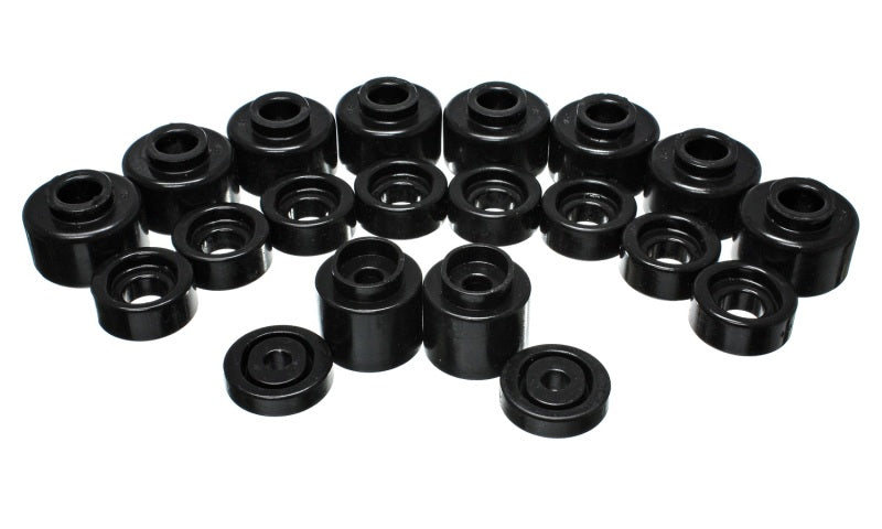 Energy Suspension Body Mount Set - Black Bushing Kits Energy Suspension
