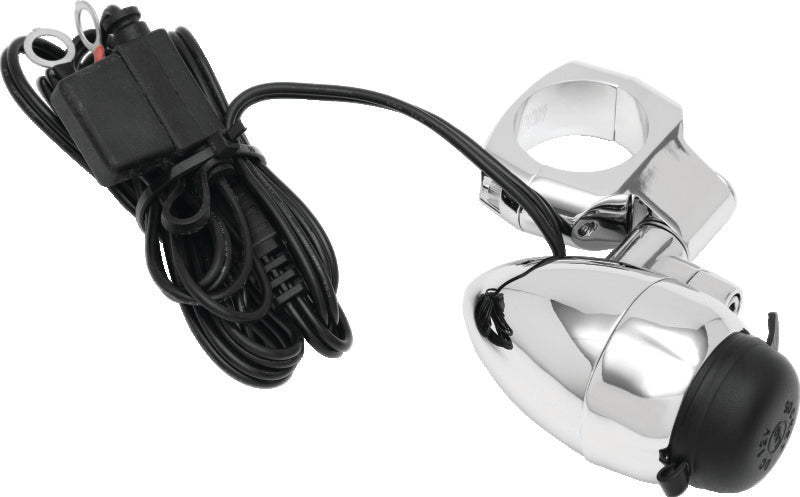 Kuryakyn Electrical Power Point With 1-1/4 inch Bar Mount Chrome Wiring Harnesses Kuryakyn