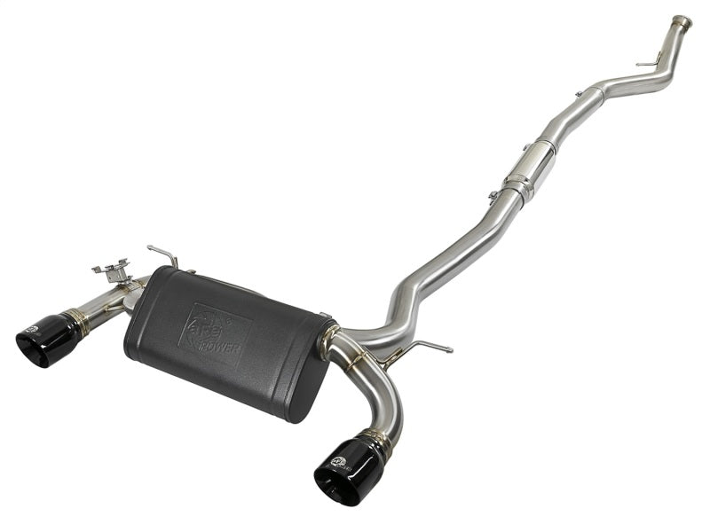 aFe MACH Force-Xp 3in 304 SS Cat-Back Exhaust w/ Black Tips 12-15 BMW 335i (F30) L6 3.0L (t) N55 Catback aFe