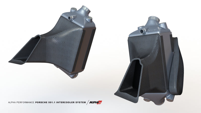 AMS Performance Porsche 997.1TT Alpha Intercooler System (For Stock Framed Turbos) Intercooler Kits AMS