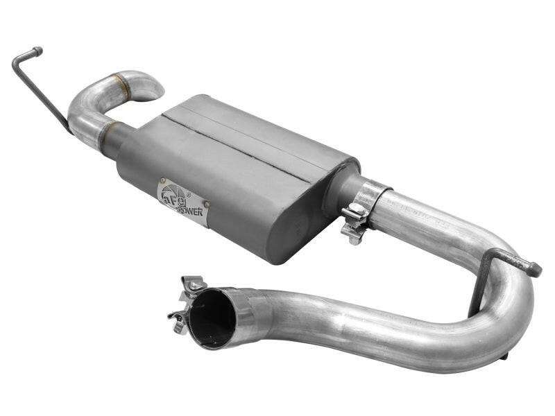 aFe Scorpion Exhaust System Axle Back Aluminized Hi-Tuck 07-17 Jeep Wrangler JK V6 3.6/3.8L Axle Back aFe