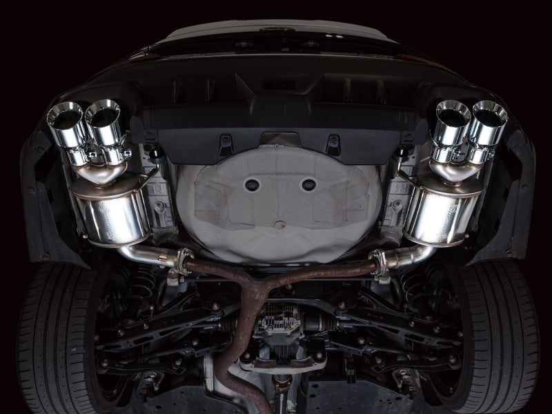 AWE Tuning 22-25 Subaru VB WRX Touring Edition Axle-Back Exhaust - Chrome Silver Tips Axle Back AWE Tuning