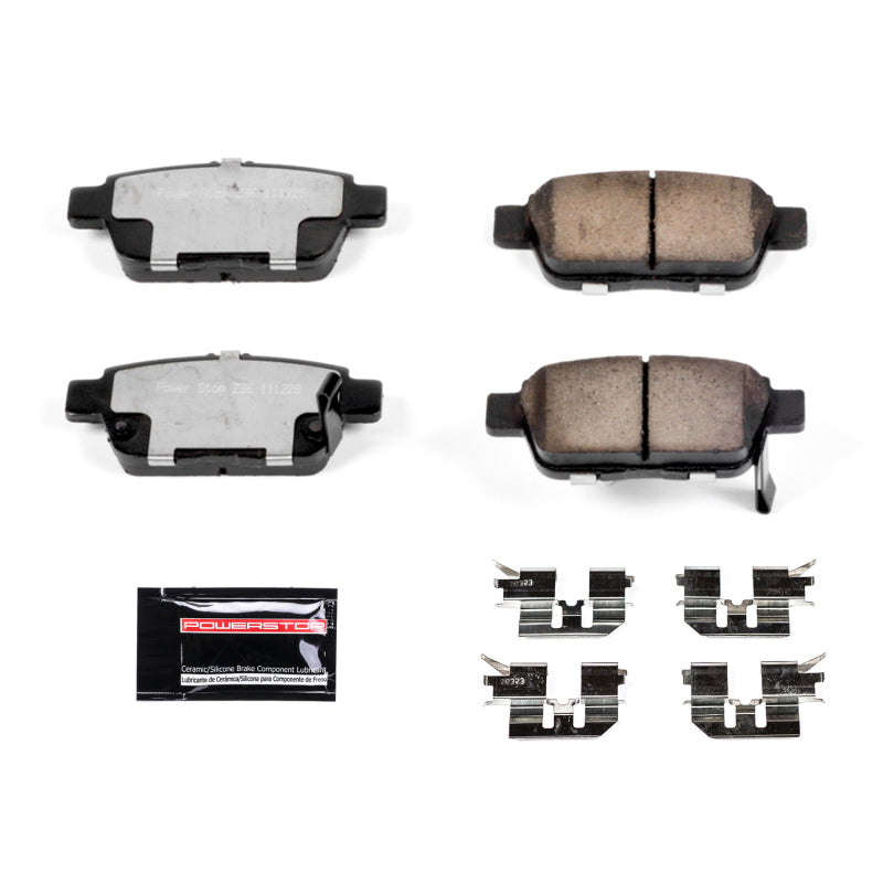 Power Stop 09-14 Acura TL Rear Z36 Truck & Tow Brake Pads w/Hardware Brake Pads - Performance PowerStop