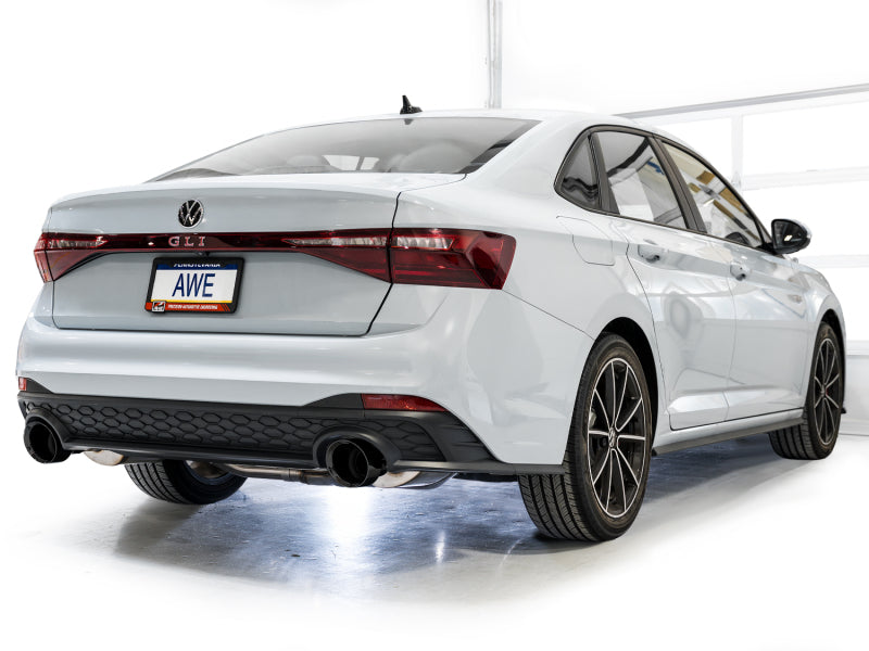 AWE Tuning 22-25 Volkswagen Jetta GLI Track Edition Exhaust - Diamond Black Tips Catback AWE Tuning